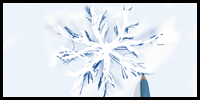 How to Draw Cold, Winter Snowflakes