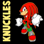 How to Draw Knuckles the Echidna
