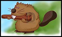 How to Draw a Beaver