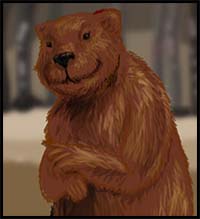 How to Draw Mr. Beaver from Narnia