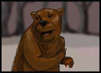 How to Draw Mrs. Beaver from Narnia