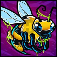 How to Draw a Zombie Bee, Zombie Bees