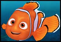 How to Draw Nemo from Disney’s Finding Dory : Step by Step Drawing Tutorial