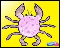 How to Draw Crabs for Kids