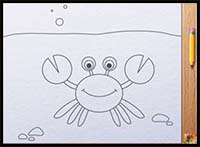 How to Draw Cartoon Crabs & Realistic Crabs : Drawing Tutorials