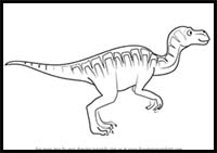 How to Draw Michelle Maiasaura from Dinosaur Train