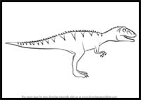 How to Draw Laura Giganotosaurus from Dinosaur Train
