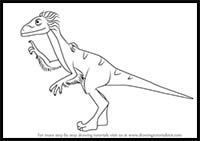 How to Draw Soren Sauronitholestes from Dinosaur Train