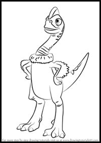 How to Draw Keenan Chirostenotes from Dinosaur Train