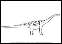 How to Draw Arnie Argentinosaurus from Dinosaur Train