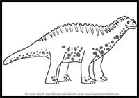 How to Draw Martin Amargasaurus from Dinosaur Train