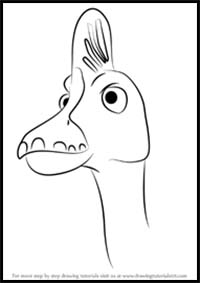 How to Draw Mr. Corythosaurus from Dinosaur Train
