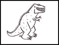 How to Draw a Tyrannosaurus