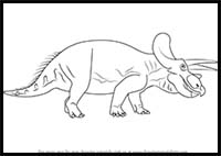 How to Draw a Triceratops