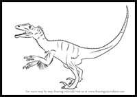 How to Draw an Utahraptor