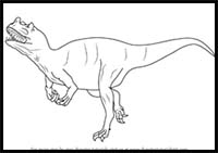 How to Draw a Ceratosaurus
