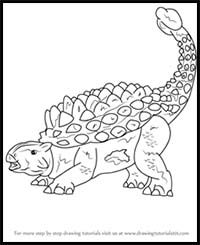 How to Draw Ankylosaurus