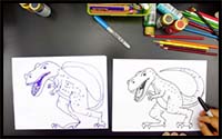 How to Draw T-Rex