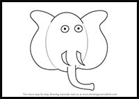 How to Draw an Elephant Cartoon