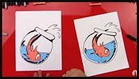 How to Draw Fish from The Cat In The Hat