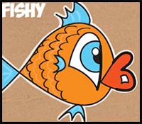 How to Draw a Cartoon Fish from the Number 13 – Easy Tutorial for Kids