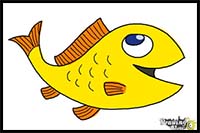 How to Draw a Simple Fish