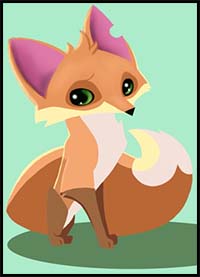 How to Draw Fox from Animal Jam