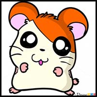 How to Draw Hamster, Chibi