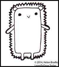 Draw a Kawaii Style Hedgehog in 6 Simple Steps
