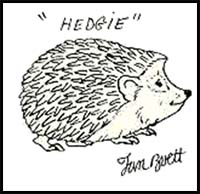 How to Draw Hedgehogs