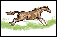 How to Draw a Galloping Horse
