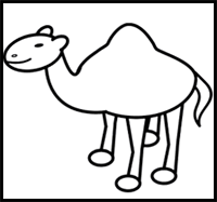 How to Draw a Simple Camel for Kids