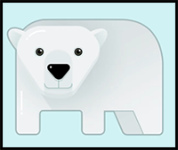 How to Draw a Bear - Polar Bear? Easy and Simple Drawing