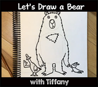 How to Draw a Bear: Art Lesson in ASL
