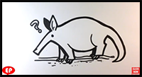 How to Draw an Aardvark (Cute)