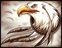 Eagle Dreamcatcher Drawing Lesson