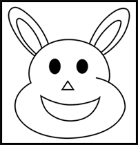 HOW TO DRAW AN EASTER BUNNY EASY DRAWING EASY AND FOFO - Drawing to Draw 