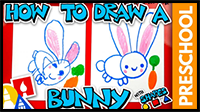 Drawing a Bunny with Shapes – Preschool