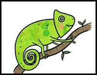 Draw A Chameleon