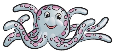 How to draw Cartoon octopus