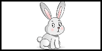 Learn How to Draw a Bunny Rabbits Cartooning Tutorials