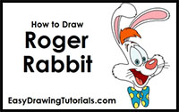 how to draw roger rabbit