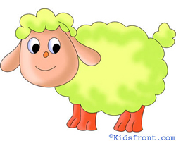 Sheep Step by Step Drawing : Drawing Lessons