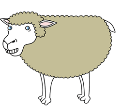 How to Draw a Cartoon Sheep : Drawing Lessons