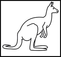 How To Draw The Kangaroos Drawing Tutorials Drawing How To Draw Kangaroo Drawing Lessons Step By Step Techniques For Cartoons Illustrations