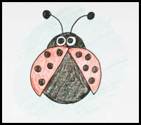 How to Draw Cartoon Ladybugs & Realistic Ladybugs : Drawing Tutorials &  Drawing & How to Draw Ladybugs Drawing Lessons Step by Step Techniques for  Cartoons & Illustrations