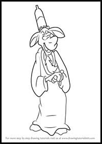 How to Draw Wally Llama from Animaniacs