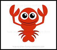How to Draw Cartoon Lobsters & Realistic Lobsters : Drawing Tutorials &  Drawing & How to Draw Lobsters Drawing Lessons Step by Step Techniques for  Cartoons & Illustrations