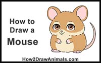 How to Draw a Mouse (Cartoon)
