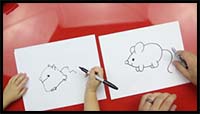 How to Draw a Mouse (For Super Young Artists)